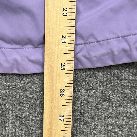 Spyder Windbreaker Jacket Girls 12 Purple White Mock Neck Ski Snowboard - Picture 14 of 14